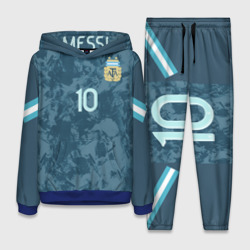 Женский костюм с толстовкой 3D Messi away Copa America 2020