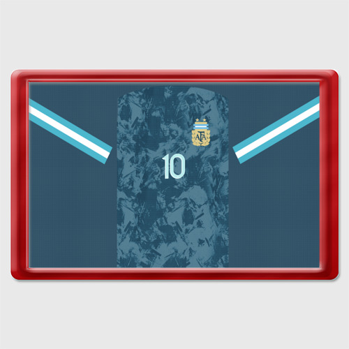 Магнит 45*70 Messi away Copa America 2020, цвет красный