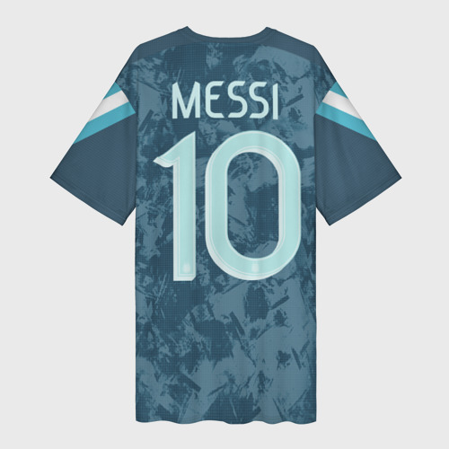 Платье-футболка 3D Messi away Copa America 2020, цвет 3D печать - фото 2