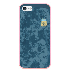 Чехол для iPhone 5/5S матовый Away Copa America 2020