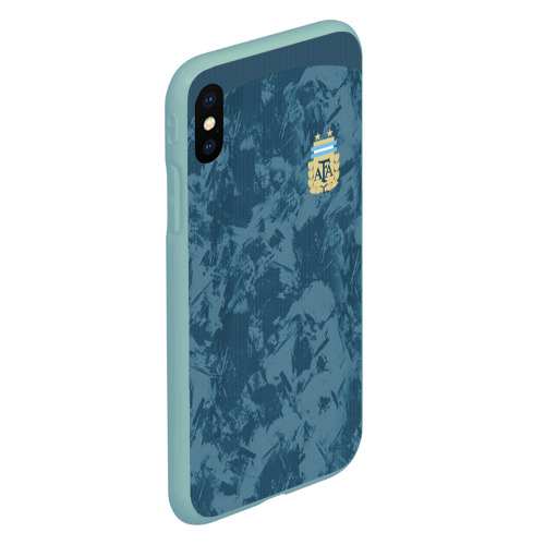 Чехол для iPhone XS Max матовый Away Copa America 2020, цвет мятный - фото 3