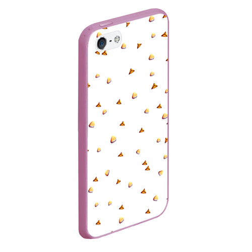 Чехол для iPhone 5/5S матовый Эчпочмачно, цвет розовый - фото 3