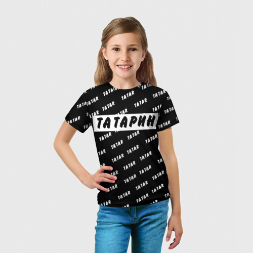 Детская футболка 3D Татарин, цвет 3D печать - фото 5