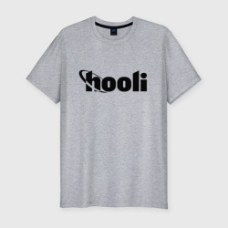 Мужская футболка хлопок Slim Силиконовая долина Hooli