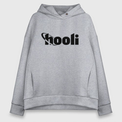 Женское худи Oversize хлопок Силиконовая долина Hooli