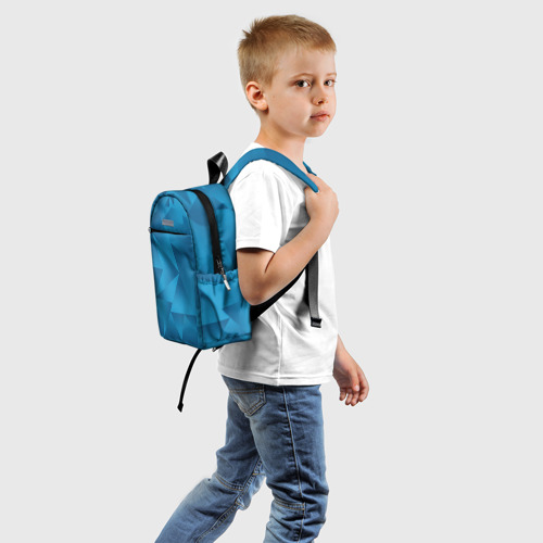 Детский рюкзак 3D с принтом FCZP home kit, вид сзади #1
