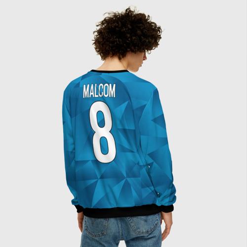 Мужской свитшот 3D Malcom home kit 19-20, цвет черный - фото 4