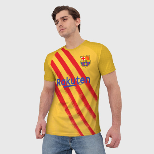 Мужская футболка 3D Messi 4-th kit 19-20 - фото 3