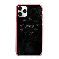 Чехол для iPhone 11 Pro матовый Автографы Stray Kids