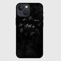 Чехол для iPhone 13 mini Автографы Stray Kids