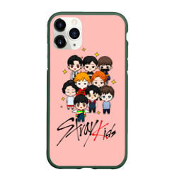 Чехол для iPhone 11 Pro матовый Stray Kids