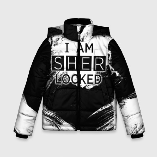 Зимняя куртка для мальчиков 3D Sherlock, цвет светло-серый