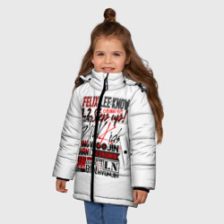 Зимняя куртка для девочек 3D Stray Kids - фото 2