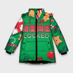 Зимняя куртка для девочек 3D Новогодний Sherlock
