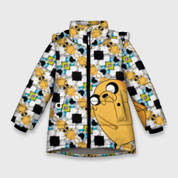 Зимняя куртка для девочек 3D Jake Adventure Time