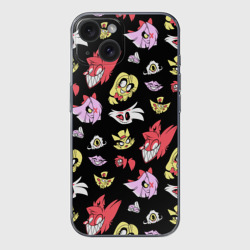 Чехол для iPhone 15 силиконовый с защитой камеры Отель Хазбин