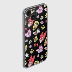 Чехол для iPhone 15 силиконовый с защитой камеры Отель Хазбин - фото 2