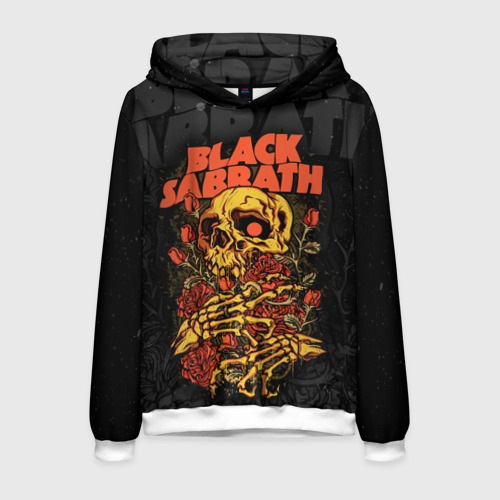 Мужская толстовка 3D Black Sabbath, цвет белый