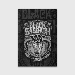 Обложка для паспорта матовая кожа Black Sabbath
