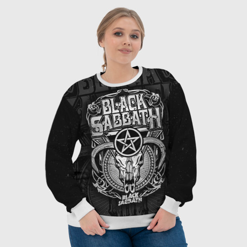 Женский свитшот 3D Black Sabbath, цвет 3D печать - фото 6