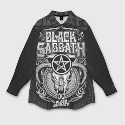 Мужская рубашка oversize 3D Black Sabbath