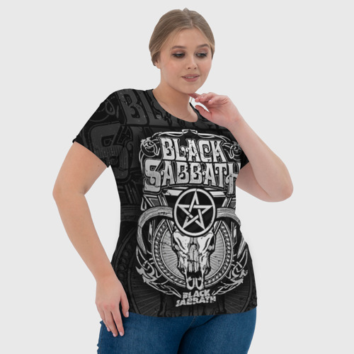 Женская футболка 3D Black Sabbath, цвет 3D печать - фото 6