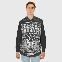 Мужская рубашка oversize 3D Black Sabbath - фото 2