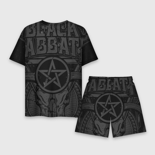 Мужской костюм с шортами 3D Black Sabbath, цвет 3D печать - фото 2