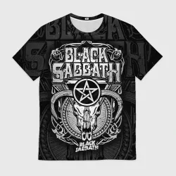Мужская футболка 3D Black Sabbath