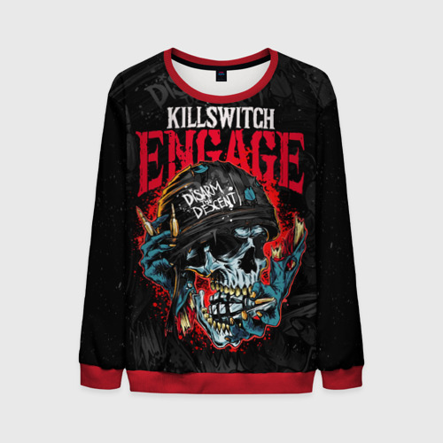 Мужской свитшот 3D Killswitch Engage, цвет красный