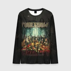 Мужской лонгслив 3D Powerwolf