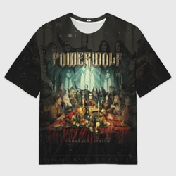 Мужская футболка oversize 3D Powerwolf