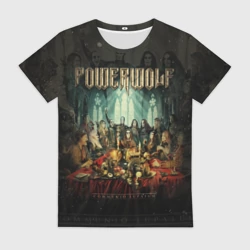 Женская футболка 3D Powerwolf