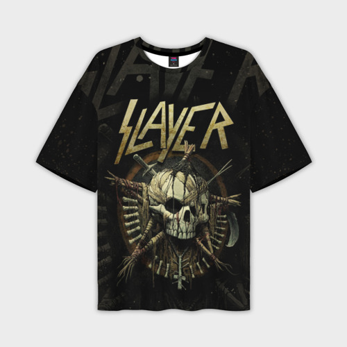 Мужская футболка oversize 3D Slayer, цвет 3D печать