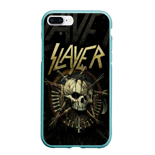 Чехол для iPhone 7Plus/8 Plus матовый Slayer, цвет мятный