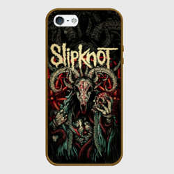 Чехол для iPhone 5/5S матовый Маска Slipknot