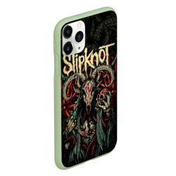 Чехол для iPhone 11 Pro матовый Маска Slipknot - фото 2