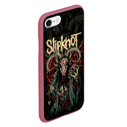 Чехол для iPhone 7/8 матовый Маска Slipknot - фото 2