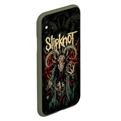Чехол для iPhone XS Max матовый Маска Slipknot - фото 2
