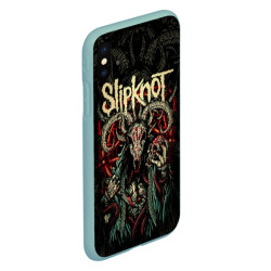 Чехол для iPhone XS Max матовый Маска Slipknot - фото 2