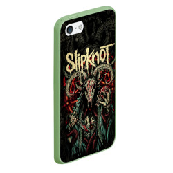 Чехол для iPhone 5/5S матовый Маска Slipknot - фото 2