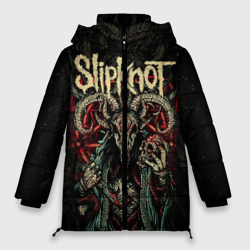 Женская зимняя куртка Oversize Маска Slipknot