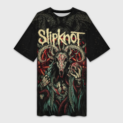 Платье-футболка 3D Маска Slipknot