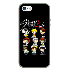 Чехол для iPhone 5/5S матовый Stray Kids