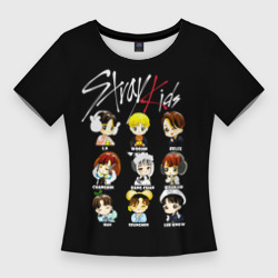 Женская футболка 3D Slim Stray Kids