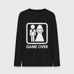 Мужской лонгслив хлопок Game over