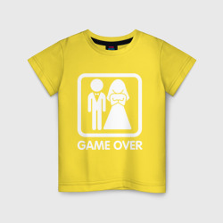 Детская футболка хлопок Game over