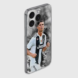 Чехол для iPhone 16 Pro Max силиконовый с защитой камеры Криштиану Роналду - фото 2