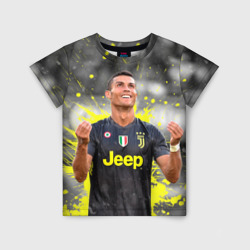 Детская футболка 3D Криштиану Роналду Juventus