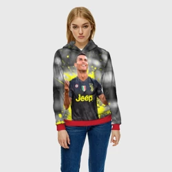 Женская толстовка 3D Криштиану Роналду Juventus - фото 2